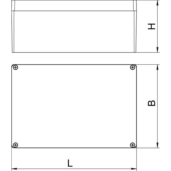 Mx 261609 SGR Aluminium empty housing  260x160x90 image 2