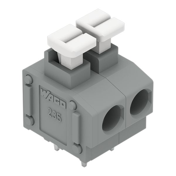 PCB terminal block push-button 1.5 mm² gray image 5