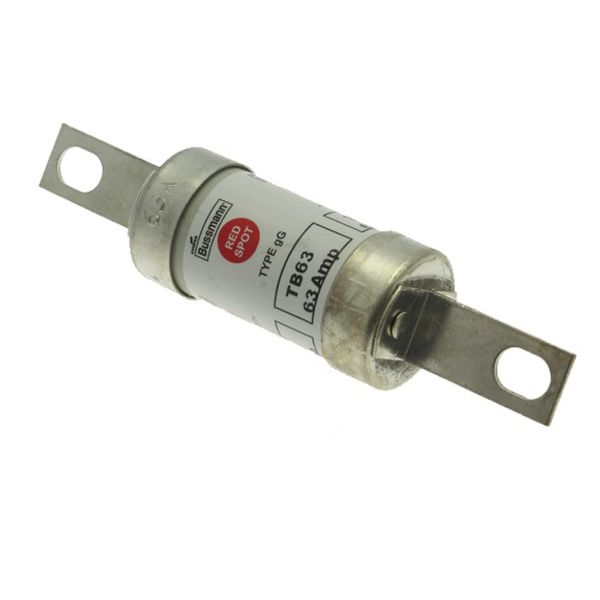 Fuse-link, low voltage, 63 A, AC 660 V, DC 460 V, BS88, 27 x 112 mm, gL/gG, BS image 4