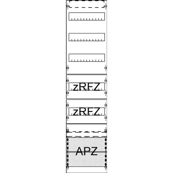 FV17A2R2 Distribution panel , 1050 mm x 250 mm (HxW) image 17