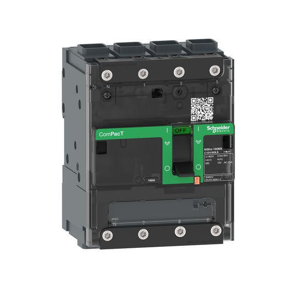 Switch disconnector, ComPacT NSXm 100NA, 4 poles, thermal current Ith 100A, EverLink lugs image 3