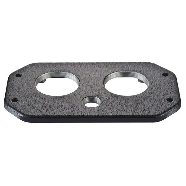 Han 48HPR mounting cover 2xM50 1xM20 image 1