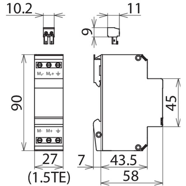 BLITZDUCTOR VT combined lightning current and surge arrester image 2