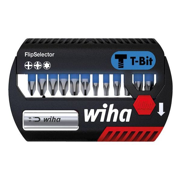 WIHA FlipSelector T-Bits 25mm SB7947 T906 PH/PZ/TORX, 14-delig in blis image 1