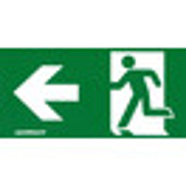 Adhesive pictogram, arrow left, viewing distance: 20m image 2