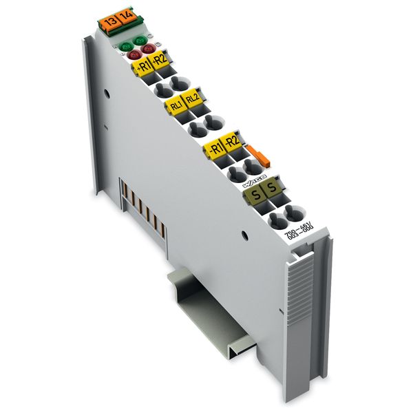 2-channel analog input For Pt100/RTD resistance sensors Adjustable lig image 1