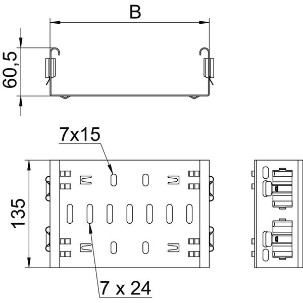 FVM 620 DD Straight connector with quick connector 60x200 image 2