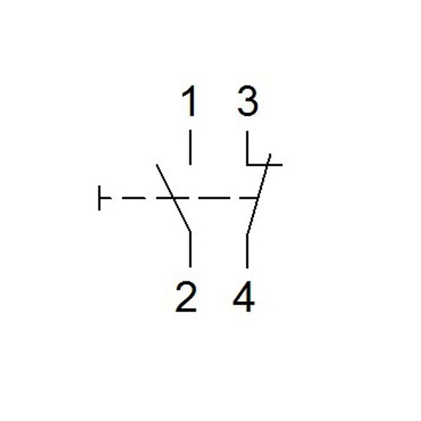 Modular Push-button Switch, 1 NO + 1 NC, 16A image 12