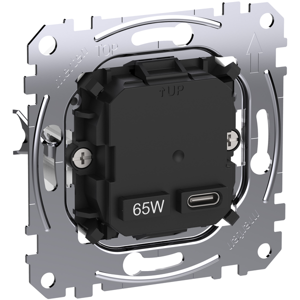 USB charger insert type 1xUSB C 65W PD image 1