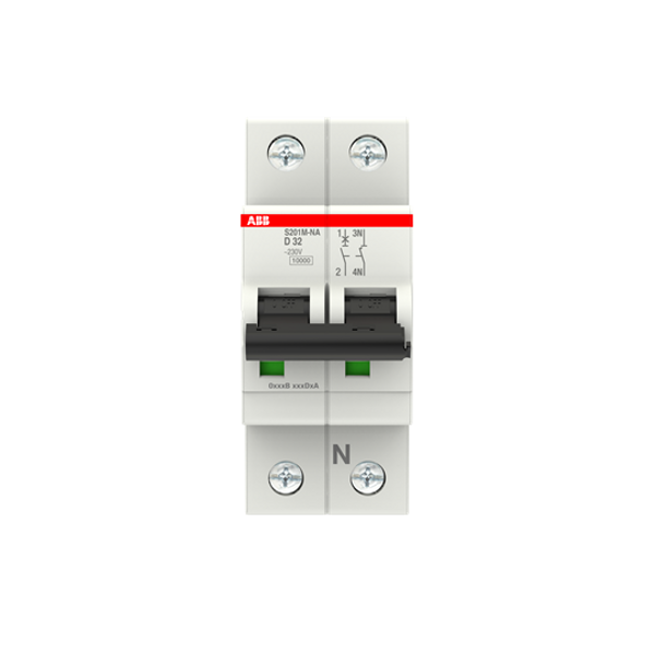 S201M-C32NA Miniature Circuit Breaker - 1+NP - C - 32 A image 4