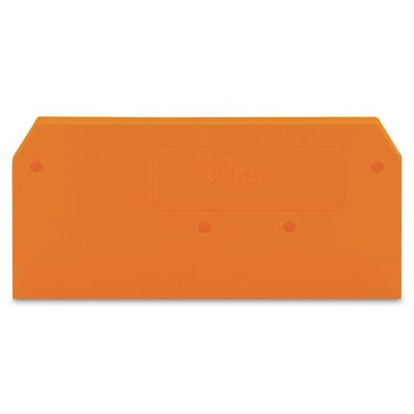 End and intermediate plate 2 mm thick orange image 2