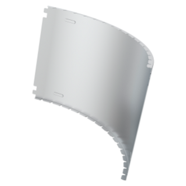 COVER FOR CONVEX DESCENDIONG CURVE 90°  - BRN  - WIDTH 395MM - RADIUS 150° - FINISHING Z275 image 1