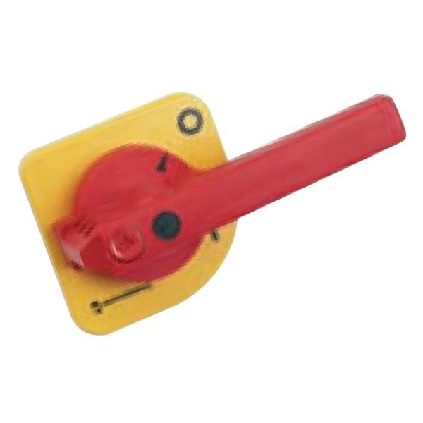 Door coupling rotary handle red/yellow  ML13/14 image 1