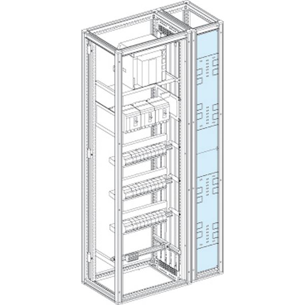 Spacial SFM vertical busbar barrier - form 2b - W400 mm image 1