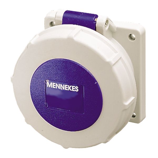 Mennekes Panel mounted recept., 16A3p6h230V, IP67 1708 image 1