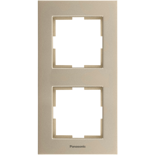 Karre Plus Accessory Bronze Two Gang Frame image 1