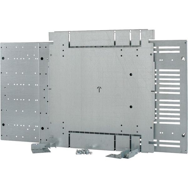 Section wide door, ventilated, left, HxW=350x425mm, IP42, grey image 6