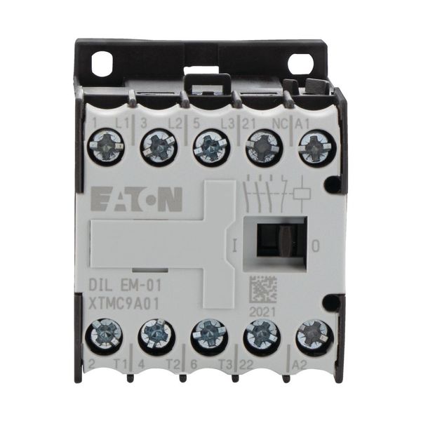 Contactor, 110 V 50/60 Hz, 3 pole, 380 V 400 V, 4 kW, Contacts N/C = Normally closed= 1 NC, Screw terminals, AC operation image 7