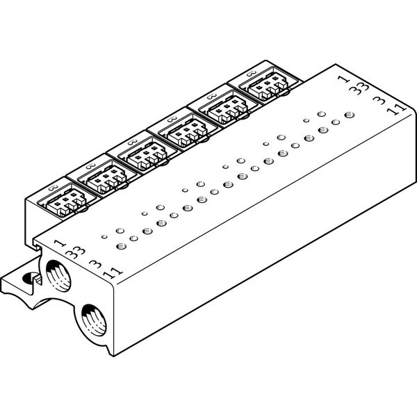 MHP1-PR6-3-PI Connection block image 1