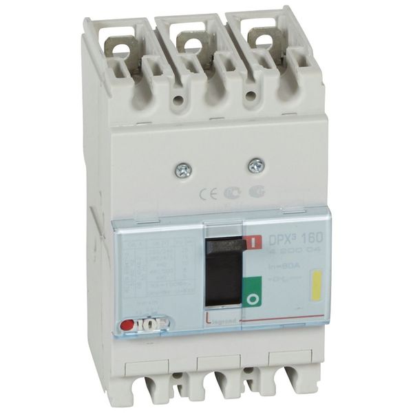 MCCB thermal magnetic - DPX³ 160 - Icu 16 kA - 400 V~ - 3P - 80 A image 2