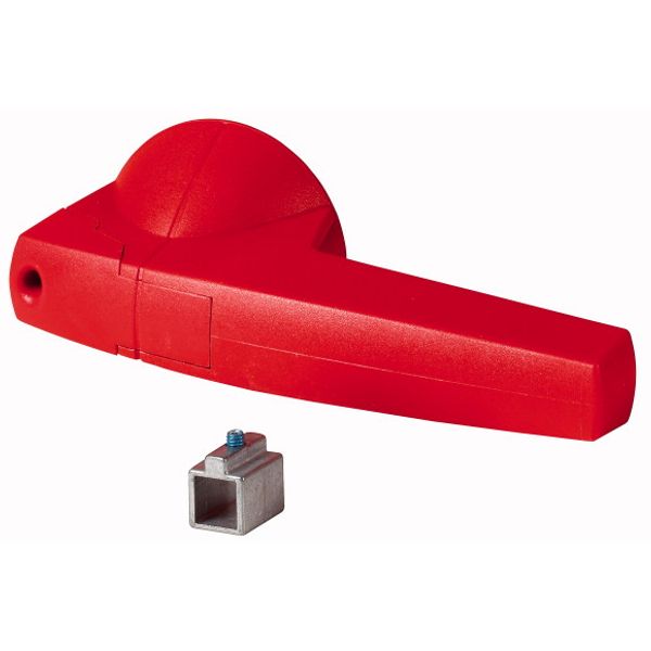 Rotary handle, 8mm, direct mounting, red image 1