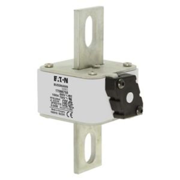 Fuse-link, high speed, 1500 A, AC 690 V, size 3, 76 x 92 x 139 mm, aR, IEC, UL, single indicator image 3