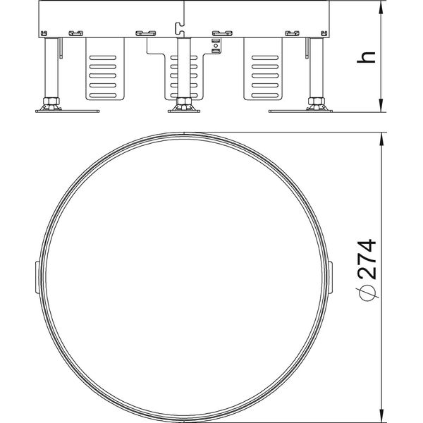 RKR2 7V 25 Round cassette blank ¨275mm image 2