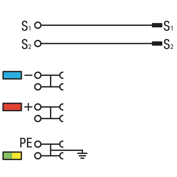 4-conductor sensor terminal block for PNP (positive) switching sensors image 4