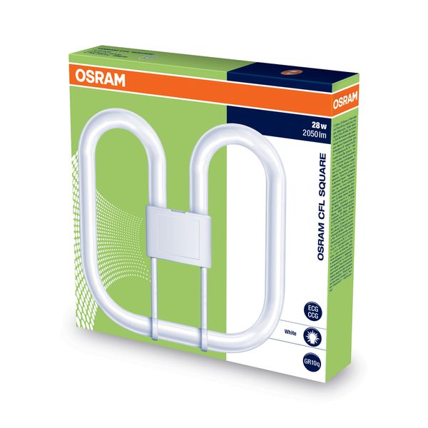 CFL SQUARE 28W/835 4-PIN GR10Q FS1 OSRAM image 2