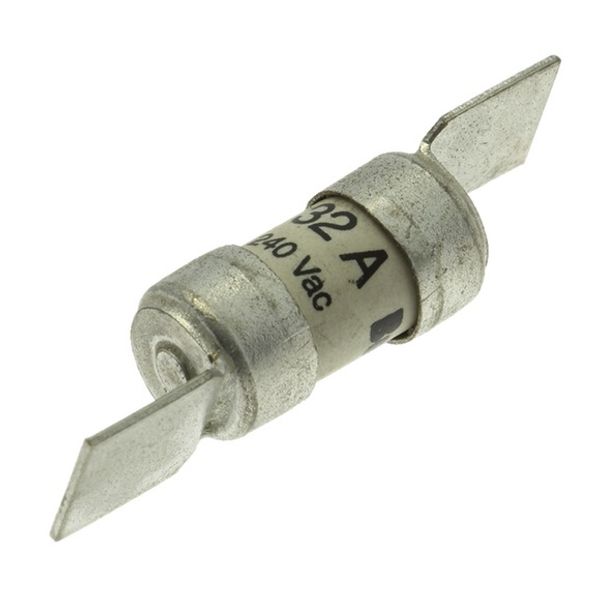 Fuse-link, low voltage, 32 A, AC 240 V, BS88/E1, 26 x 95 mm, gL/gG, BS image 3