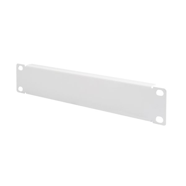 10" Blanking panel 1U, RAL7035 image 1