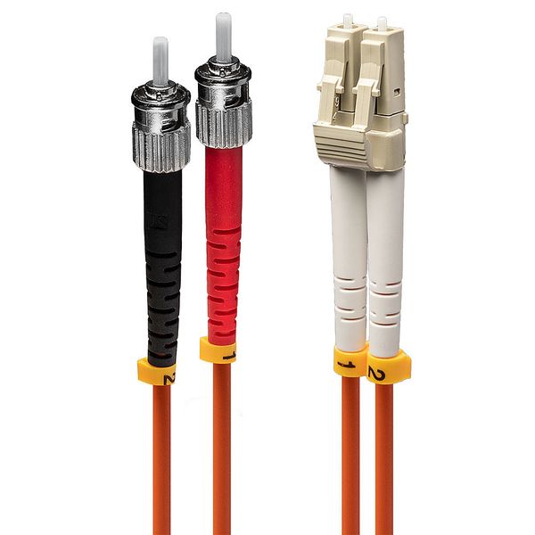 Fibre Optic Cable LC / ST OM2, 2m 50/125µm, Multimode image 1