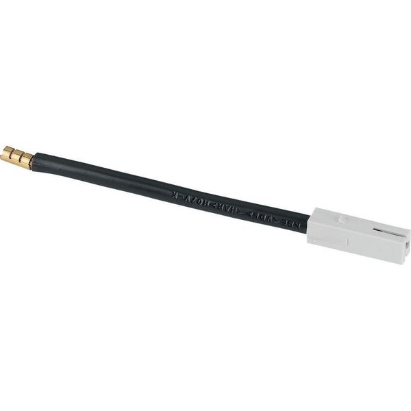 Plug with cable 10mm², L=120mm, black image 3