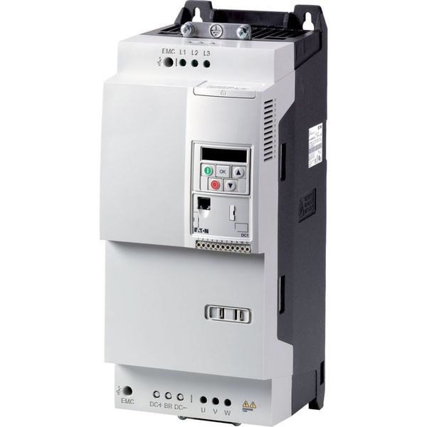 Variable frequency drive, 400 V AC, 3-phase, 30 A, 15 kW, IP20/NEMA 0, Brake chopper, braking transistor, FS4 image 3