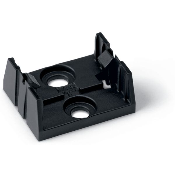 Mounting plate 5-pole for distribution connectors black image 3