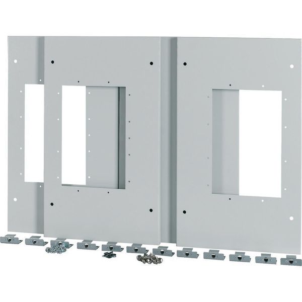 Plug-in plate for 3xIZMX16, W=800mm, grey image 3