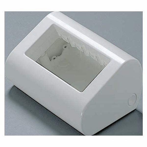 WALL-MOUNTING AND FREE-STANDING CONTAINER - 6 GANG - CLOUD WHITE - SYSTEM image 2