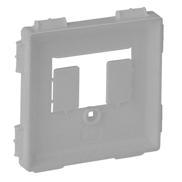 Cover plate Valena Life - TAE/TDO socket cover - aluminium image 1