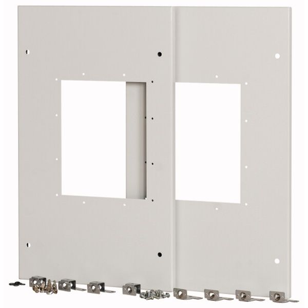 Front cover, 2x IZMX16, fixed mounted design, W=800mm image 1