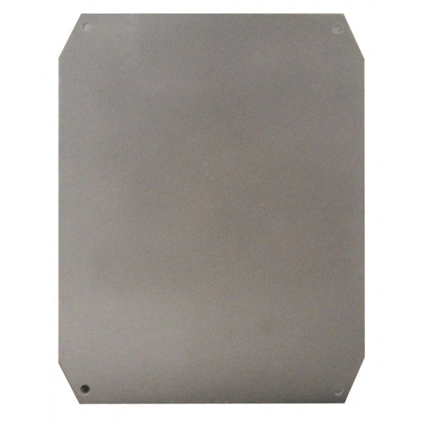 MINIPOL Mounting plate polyester D=4mm for H=400 W=400mm image 1