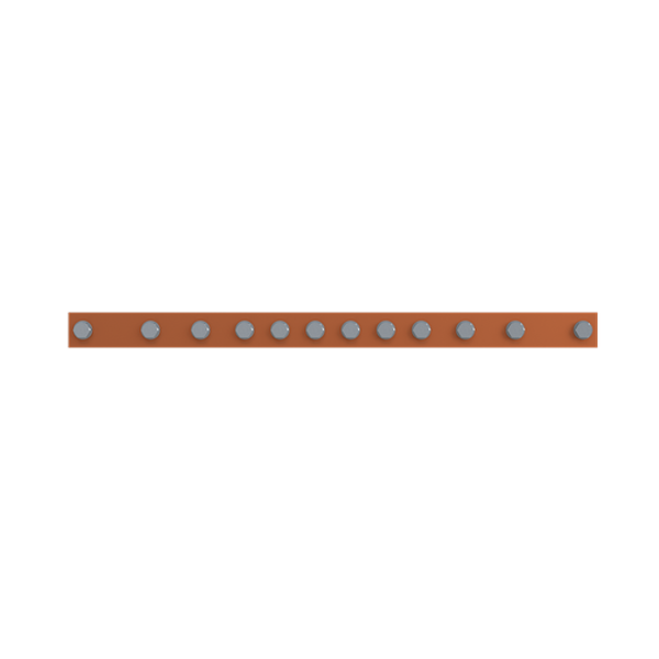 QR6HP3010 Horizontal PE busbar, 30 mm x 600 mm x 4 mm image 3