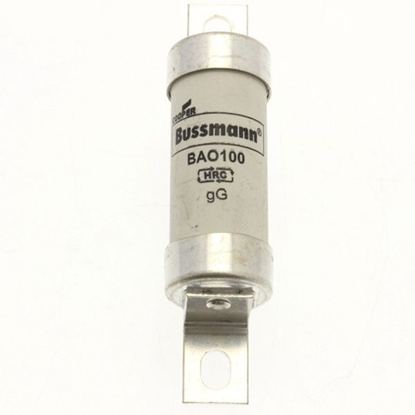 Fuse-link, LV, 100 A, AC 500 V, BS88/A3, 21 x 87 mm, gL/gG, BS image 2