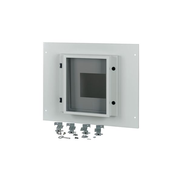 Front plate, NZM4, 4p, withdrawable + remote operator, W=800mm, IP55, grey image 5