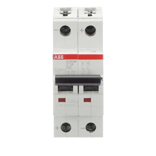 S202M-Z1UC Miniature Circuit Breaker - 2P - Z - 1 A image 4