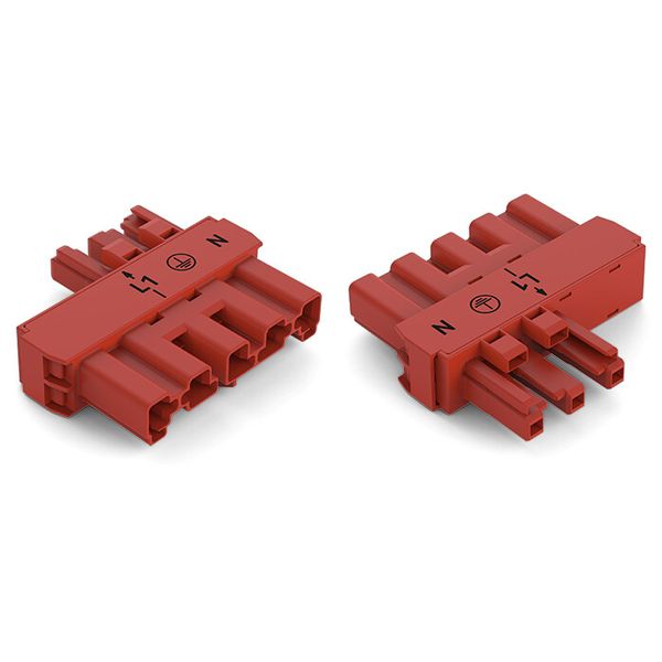 Intermediate coupler 5-pole/3-pole Cod. P red image 1