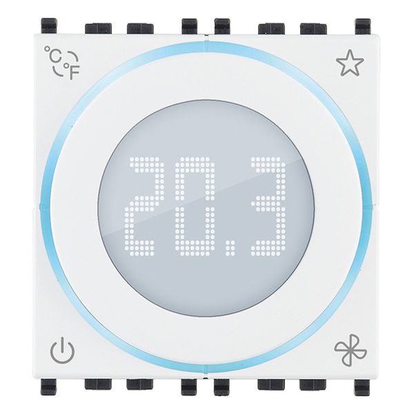 Home autom.dial thermostat 2M white image 1
