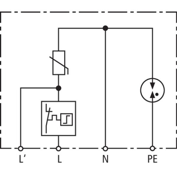 Surge arrester Type 2 DEHNcord 2-pole for electrical install. systems image 3