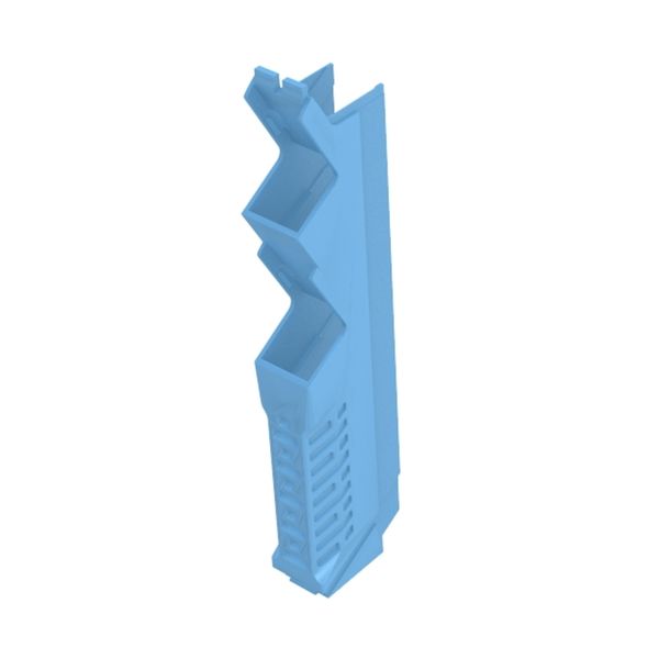 Side element, IP20 in installed state, Plastic, light blue, Width: 12. image 2