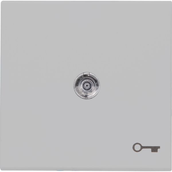 HK07 - Flächenwippe mit Linse und Symbol "Schlüssel", Farbe: grau matt image 1