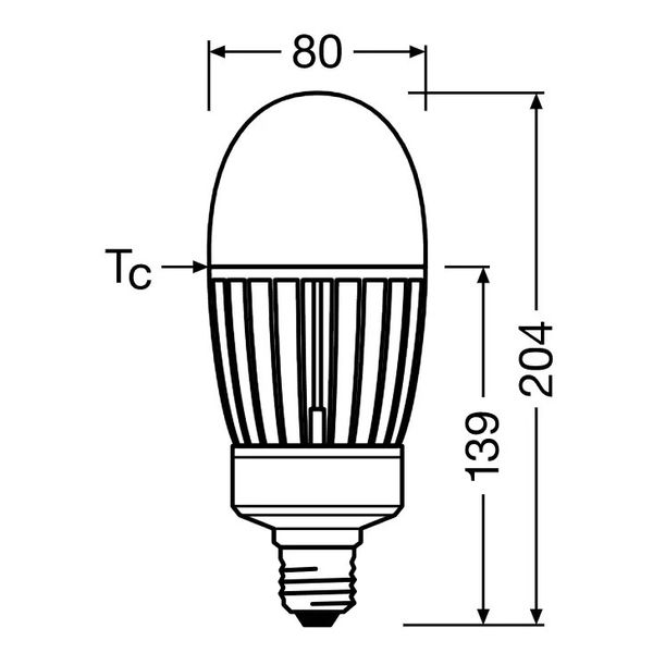 HQL LED PRO 6000 lm 41 W/4000 K E27 image 3